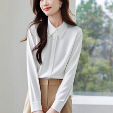 批发<b class='q'>职业</b>雪纺<b class='q'>衬衫</b>女长袖新款2026春季时尚洋气质<b class='q'>衬衣</b>雪纺衫上衣外穿