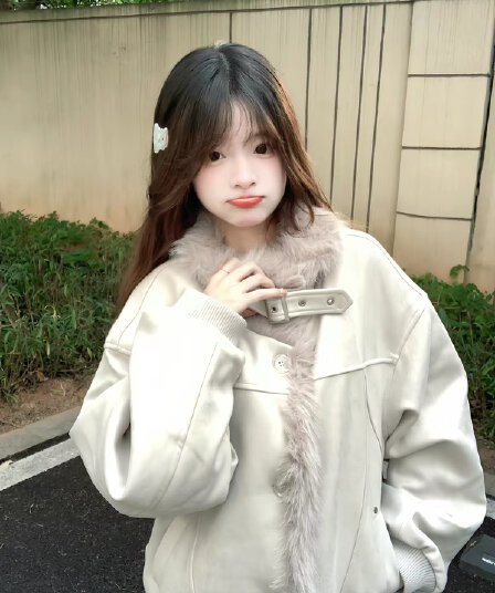 아메리칸 스웨이드 원단 좌 산 조각 면 의류 여성 2026 겨울 새로운 모피 칼라 디자인 센스 털이 있고 두꺼운 면 옷 재킷