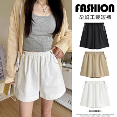 批发孕妇短裤外穿薄款时尚无托腹休闲工装<b class='q'>裤子</b>