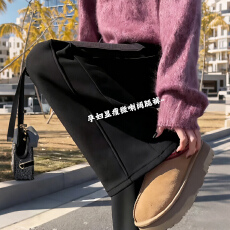 孕妇裤西装微喇裤LULU显瘦休闲裤