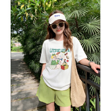 批发孕妇上衣套装<b class='q'>夏</b>季外穿薄款时尚短袖短裤两件套