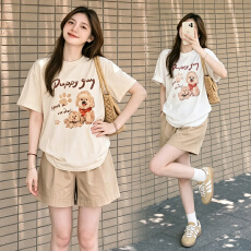 批发<b class='q'>孕妇</b><b class='q'>套装</b>夏季外穿薄款宽松中长款<b class='q'>大码</b>上衣T恤