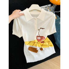 批发2026夏季新款百搭针织衫宽松套头设计感休闲百搭修身时尚洋气上衣