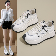 批发ins<b class='q'>韩版</b>新款老爹鞋女2025秋季学生运动跑步休闲鞋厚底增高鞋