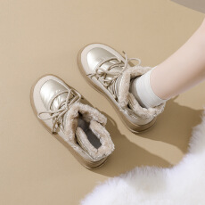 批发加绒高帮雪地靴女2025冬季新款学生ins<b class='q'>韩版</b>保暖休闲鞋棉鞋