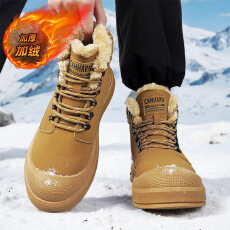 批发2025冬季棉鞋男款加绒保暖雪地靴男工装马丁运动潮鞋子东北大棉鞋