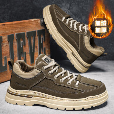 批发马丁靴男款高帮秋冬季2025新款英伦风复古中帮大码防滑工装鞋男靴