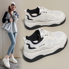 内增高2026春季小白鞋新款韩版ins女学生厚底增高运动板鞋休闲