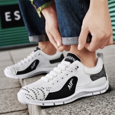 批发2026新款春季时尚网面运动鞋透气<b class='q'>休闲</b>鞋轻便跑步鞋男士板鞋阿甘鞋