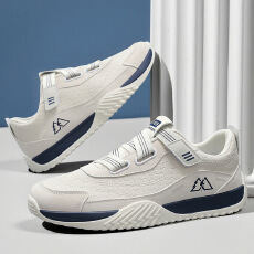 批发2026新款春季<b class='q'>休闲</b>运动男士百搭时尚潮鞋皮革青年舒适厚底防滑男鞋