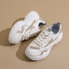 批发ins韩版新款老爹鞋女2026春季学生运动跑步休闲厚底增高鞋