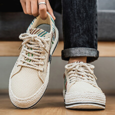 批发<b class='q'>男鞋</b>2026春季新款透气帆布鞋男布鞋<b class='q'>百搭</b>板鞋舒适防滑休闲运动鞋子