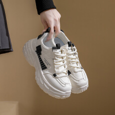 批发ins韩版新款老爹鞋女2026春季学生运动跑步<b class='q'>休闲</b>厚底增高鞋