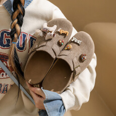 批发2026勃肯鞋子女春季新款韩版ins女学生休闲潮流百搭半拖女鞋四季