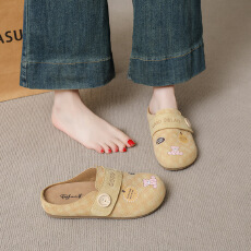 批发2026勃肯鞋子女春季新款韩版ins女学生休闲潮流百搭半拖女鞋