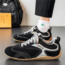 批发2026<b class='q'>夏季</b>新款薄底德训鞋男时尚舒适百搭休闲<b class='q'>运动鞋</b>透气网面开车鞋