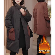 批发百搭简约棉服女冬季2026冬季韩版宽松显瘦加厚保暖棉衣开衫外套女