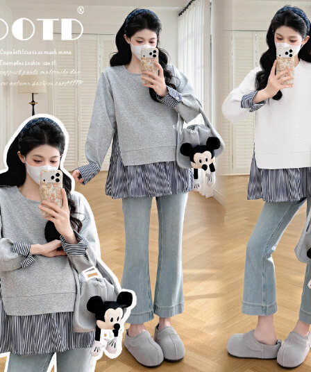출산 착용 봄 가을 맨위 있음 xian 물품