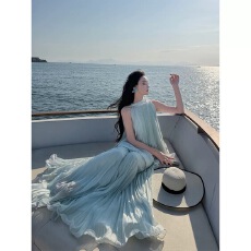 批发有洧早春<b class='q'>上衣</b>2026新款无袖背心女夏外穿直筒a字半身裙套装