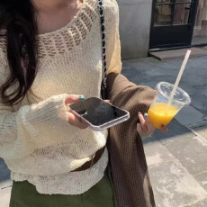 批发慵懒风<b class='q'>镂空</b>针织<b class='q'>衫</b>女秋季穿搭奶呼呼软糯长袖上衣叠穿罩<b class='q'>衫</b>