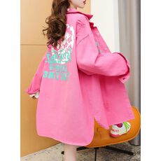 批发洋气百搭复古港味牛仔衬衫外套女韩版宽松慵懒风长袖2025春秋新款