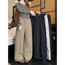 批发2026<b class='q'>新款</b>宽松休闲直筒九分西<b class='q'>装</b><b class='q'>裤</b>子