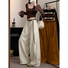 批发实拍！2025新款韩系休闲宽松百搭小个子气球裤女