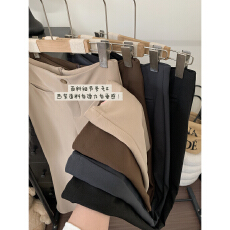 批发2026新款<b class='q'>休闲裤</b>设计感西装裤<b class='q'>女</b>微喇叭显瘦修身弹力裤子