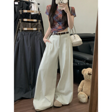 批发实拍！2026新款设计感阔腿裤女宽松休闲裤女