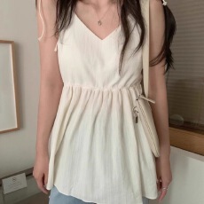 批发韩国<b class='q'>东大门</b><b class='q'>代购</b> 2026新款韩版纯棉刺绣吊带上衣女