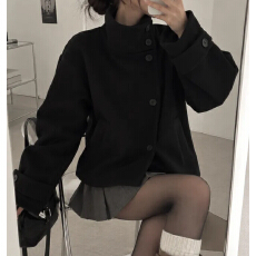 批发已出货 韩国东大门2026秋冬韩版女装毛呢外套女