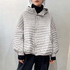 批发条纹小个子新款宽松轻薄羽绒棉服女冬2025连帽短款百搭外套