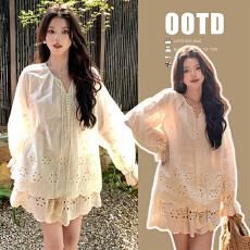 批发新款 <b class='q'>孕妇</b><b class='q'>重工</b>蕾丝<b class='q'>长袖</b>防晒套装