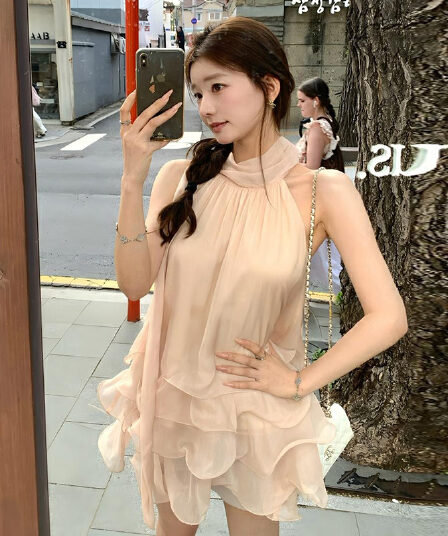 새로운 임산부 빅 사이즈 해변가 휴가 요정 인사이드 요정 호흡 곤란 치마 맨위 아니요