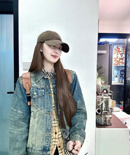 tenpsen 가을 겨울 워싱 레트로 데님 재킷 다용도 루즈핏 캐주얼 워크웨어 기초 폴로 칼라 쇼트 스타일 재킷