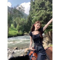 批发迟伞伞 松露玛奇朵 立体蝴蝶结纯棉牛仔上衣高腰牛仔<b class='q'>裤</b>气质套<b class='q'>装</b>女