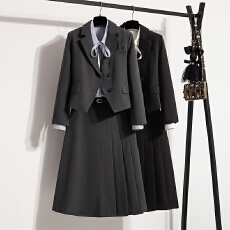 批发实拍   新款大学生正装教资考公面试通勤西装百褶裙职业套装