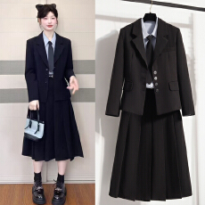 批发实拍 黑色西装外套女款气质高级感通勤面试西服重要场合职业套装