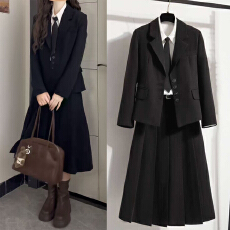 批发实拍 黑色西装外套女款气质高级感通勤面试西服重要场合职业套装