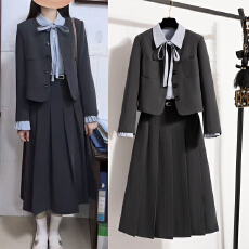 批发实拍  灰色西装外套女款气质高级感通勤面试西服重要场合职业套装