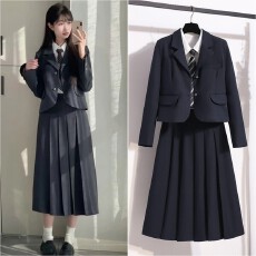 批发实拍 灰色西装外套女大学生2026年秋季新款气质高级正装西服套装