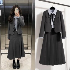 批发实拍  灰色西装外套女款气质高级感通勤面试西服重要场合职业套装