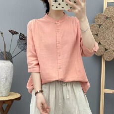 批发原版做工 双层棉纱立领衬衫中袖高级宽松柔软<b class='q'>婴儿</b>亲肤纯棉<b class='q'>上衣</b>