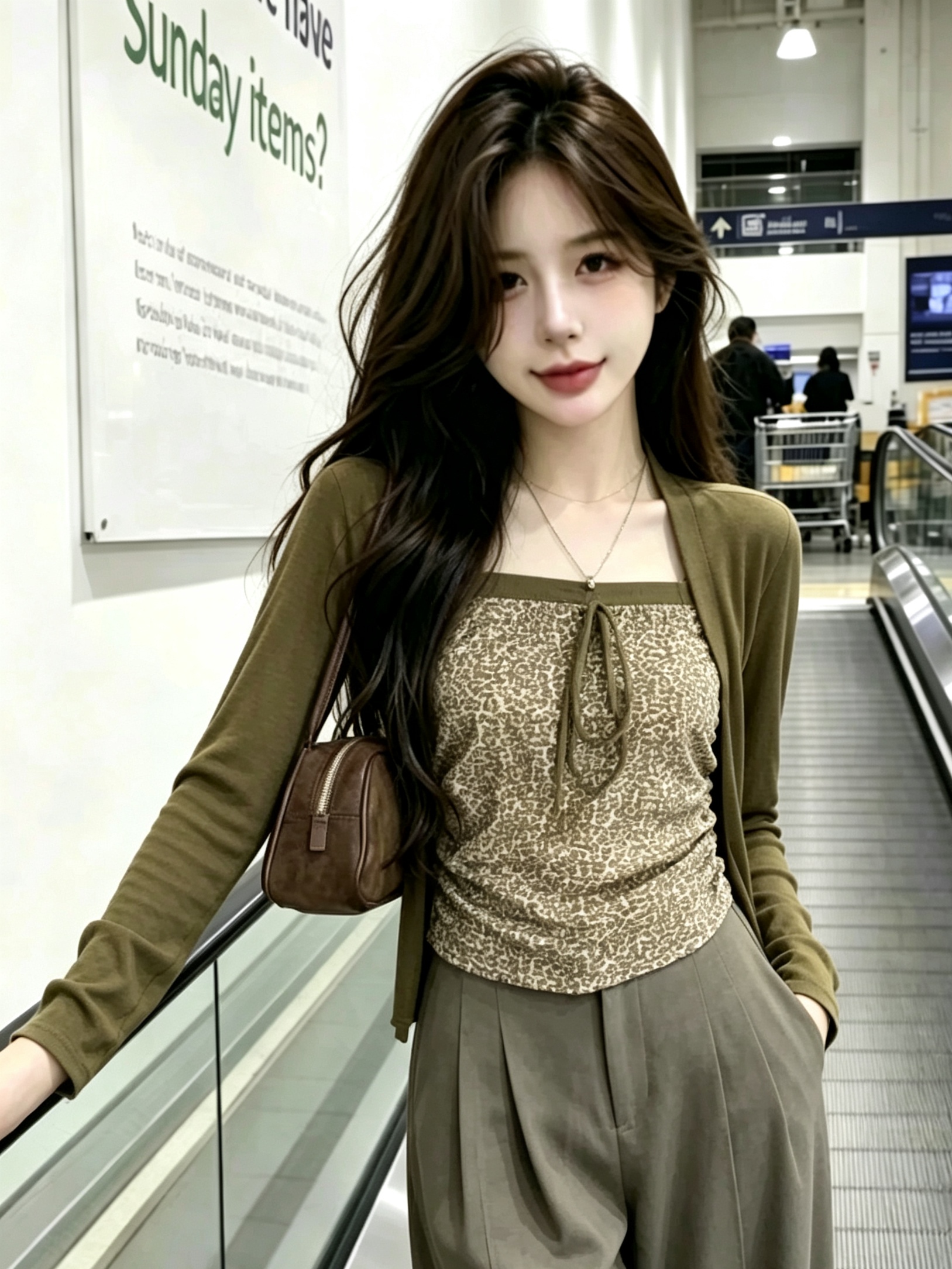 BY33290# 韩版豹纹假两...