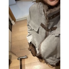 批发美式毛毛拼接立领加绒甜酷宽松休闲加厚叠穿秋冬款短外套情侣夹克