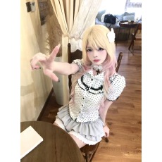 批发黑白波点上衣甜酷少女衬衫小众2026年古早日杂精致春夏y2k可爱