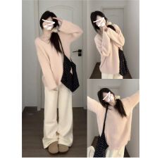 批发女童秋季新年战袍小香风百褶裙<b class='q'>套装</b>小个子女生穿搭奶fufu百搭毛衣