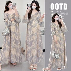 批发新款 现 2026春季新款<b class='q'>孕妇装</b>法式浪漫碎花宽松中长款显瘦<b class='q'>连衣裙</b>