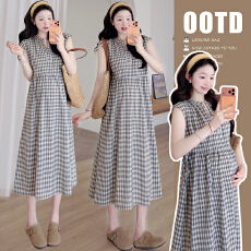 批发2026新款孕妇装夏季<b class='q'>连衣裙</b>新款潮妈显瘦中长款孕妇<b class='q'>连衣裙</b>