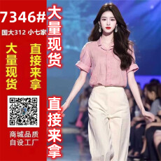 批发可盐可甜<b class='q'>气质</b>名媛欧货减龄巨显瘦遮肉职业通勤衬衫两件套<b class='q'>装</b>女夏季